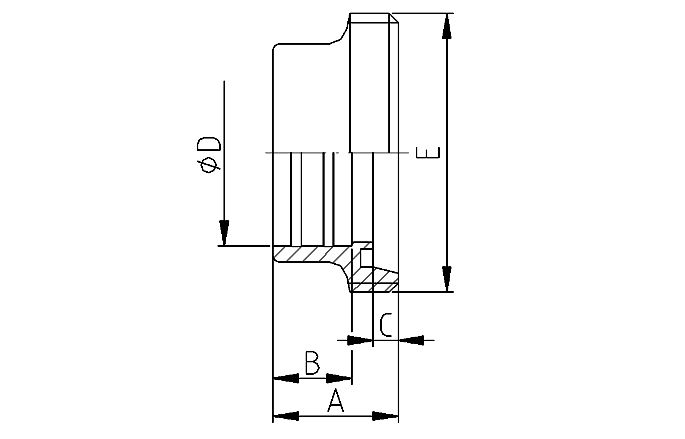 Din Expanding Male Parts Sks Stainless Steel