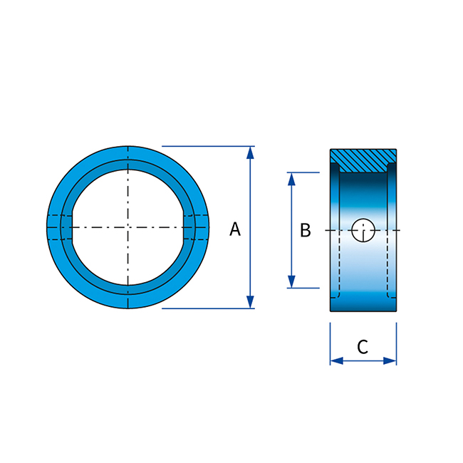 Teil KI Dichtung  DN 40 EPDM