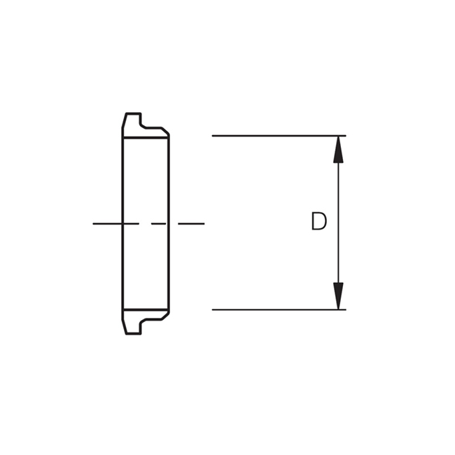 Superlok Achterste ferrule ø1/2", 316L