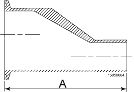 Red. exc. C/W 3"-2,5" SF4 316L