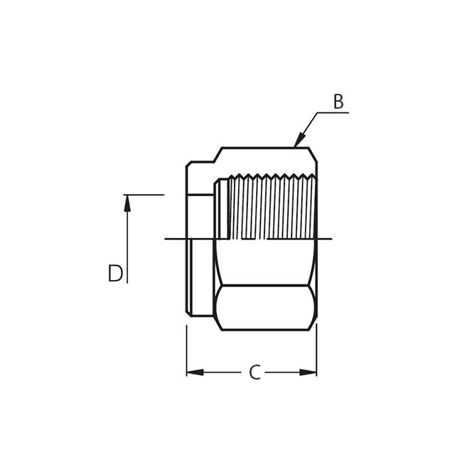 Superlok Wartel ø1/2", 316L