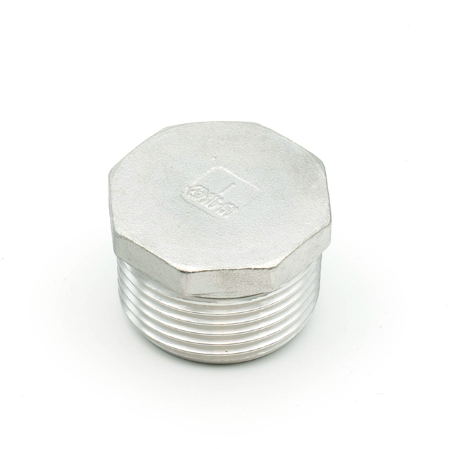 BSP Hexagon plug con. 1" 316