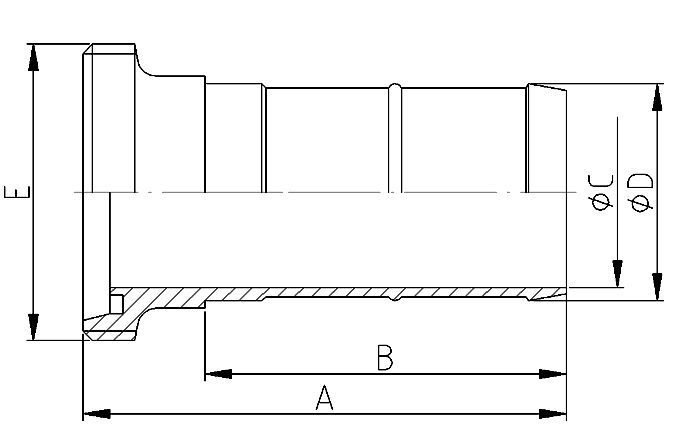 DIN11851 Hose male parts | SKS | Stainless Steel