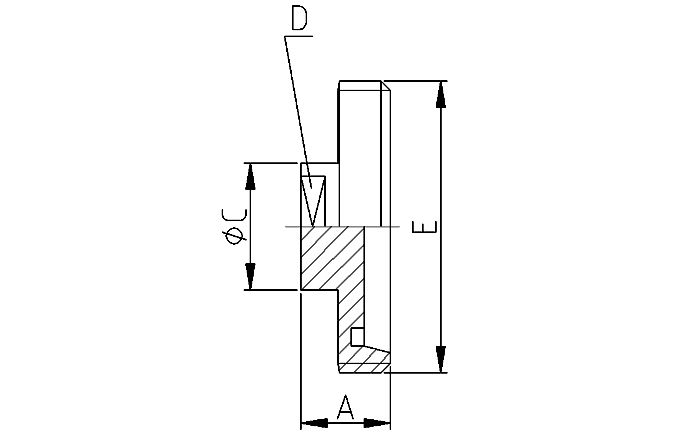 DIN11851 Blind male parts | SKS | Stainless Steel